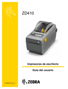 ZD410d Guía del usuario