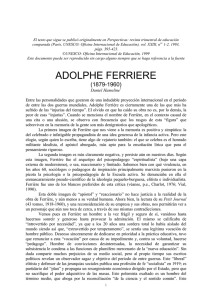 Adolphe Ferrière - International Bureau of Education