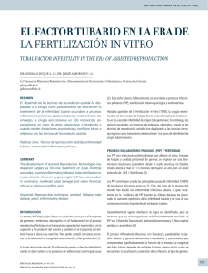 el factor tubario en la era de la fertilización in vitro