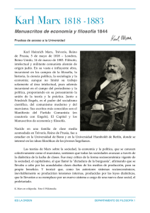 Marx tema en apuntes - filosofiaieslaorden