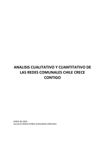 analisis cualitativo y cuantitativo de las redes comunales chile crece