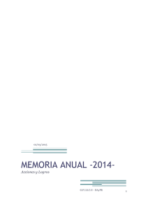 memoria anual -2014