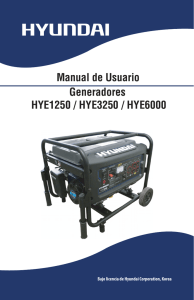 Manual de Usuario - Korei :: Hyundai Power Equipment