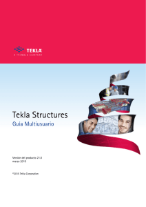 Modo multiusuario en Tekla Structures