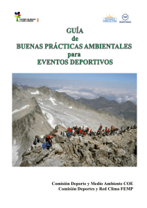 Guía de Buenas Prácticas Ambientales en Eventos