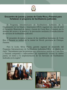 Encuentro de jueces y juezas de Costa Rica y