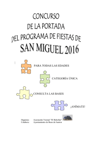 Concurso de Carteles Fiestas de la Virgen de la Peña 2015