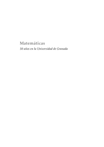 Matemáticas - Universidad de Granada