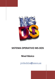 sistema operativo ms-dos