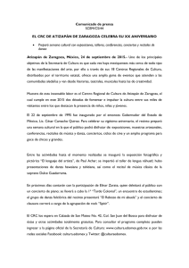 Comunicado de prensa SCEM/CS/44 EL CRC DE ATIZAPÁN DE