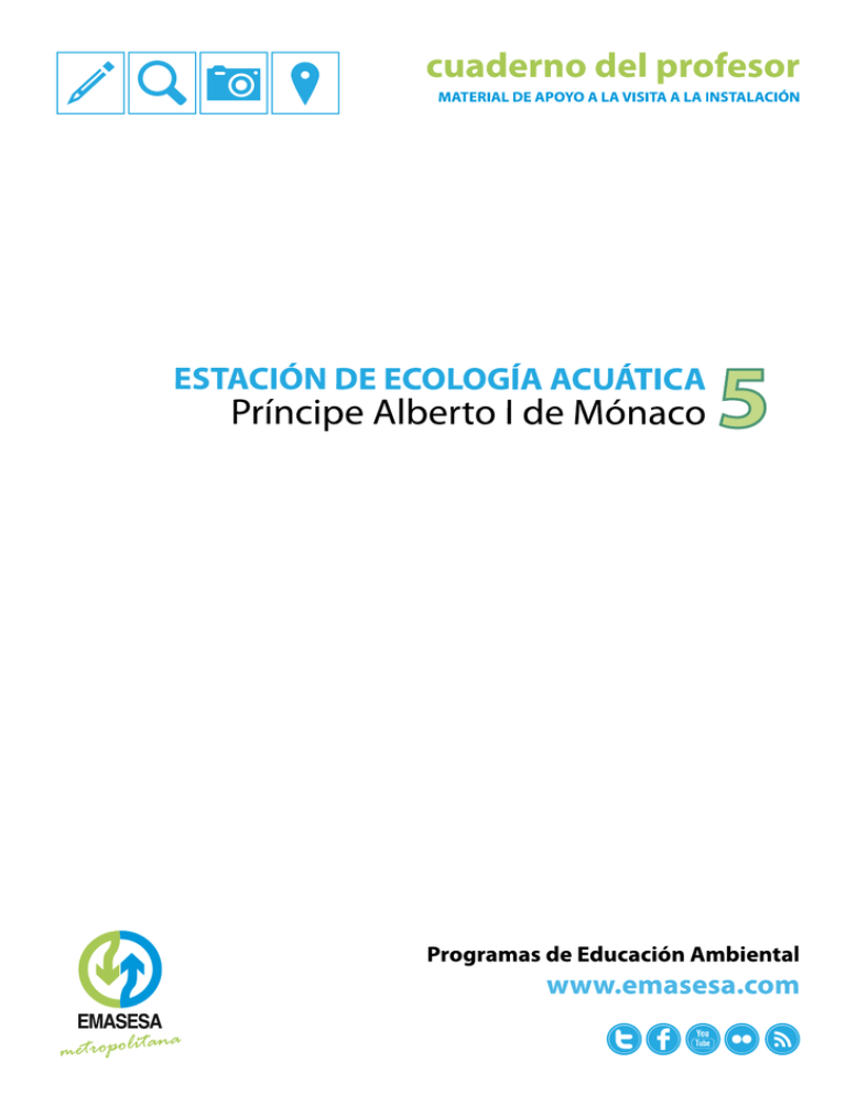 Cuaderno del Profesor Estación de Ecología Acuática