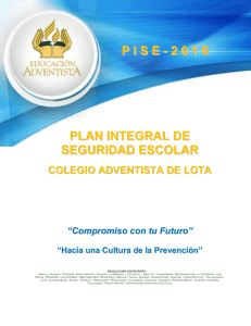 PLAN PISE - Colegio Adventista de Lota