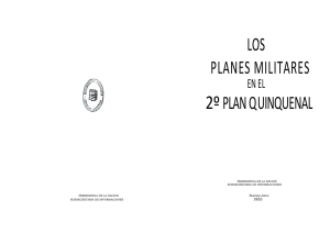 Los planes militares en el 2o Plan Quinquenal