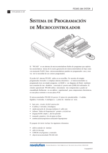 sistema de programación de microcontrolador