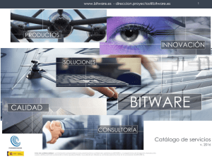 Bitware-Catálogo de Servicios