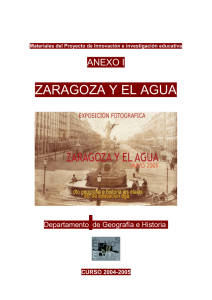 ZARAGOZA Y EL AGUA - Gobierno de Aragón