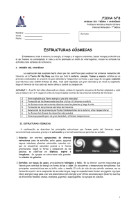 Ficha N° 8 – Estructuras cósmicas