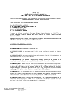 Acuerdos de Junta Directiva, 2015
