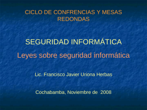 Diapositiva 1 - Seguridad Informática