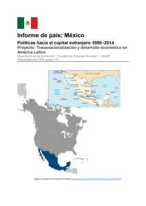 Informe de país: México - Facultad de Ciencias Sociales