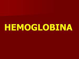 ¿QUE ES LA HEMOGLOBINA?