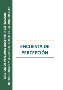 encuesta de percepción - Universidad de Cantabria