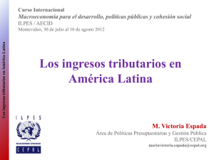 Los ingresos tributarios en América Latina