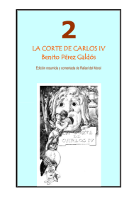 LA CORTE DE CARLOS IV Benito Pérez Galdós