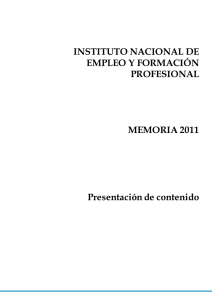instituto nacional de empleo y formación profesional