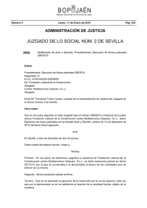 JUZGADO DE LO SOCIAL NÚM. 2 DE SEVILLA