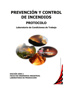 PREVENCION Y CONTROL DE INCENDIOS 2009-2