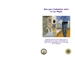 Guía para Ciudadanos sobre la Ley Megan