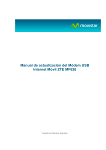 Manual actualizacon modem USB ZTE MF626
