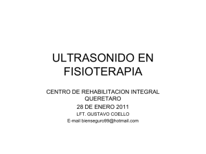 Ultrasonido en Fisioterapia (LFT. Gustavo Coello
