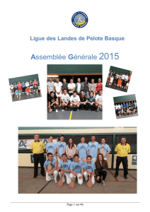palmares 2014-2015 - Ligue des Landes de Pelote Basque