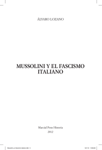 mussolini y el fascismo italiano