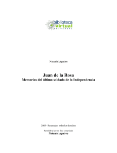 Juan de la Rosa - Biblioteca Virtual Universal