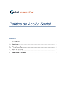 Política de Acción Social