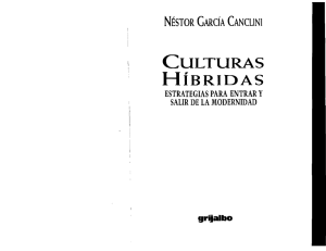 CULTURAS HiBRIDAS