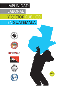 Impunidad laboral y sector público en Guatemala