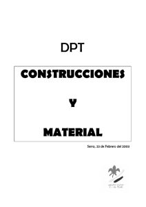 Dossier de construcciones y material