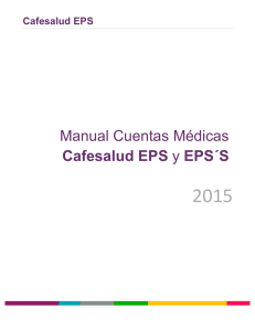 Manual Cuentas Médicas Cafesalud EPS y EPS´S
