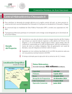 Central Hidroeléctrica Chicoasén II