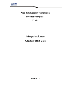 Interpolaciones Adobe Flash CS4