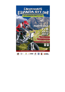 Dosier CE DH Panticosa - GP Aramon 2012