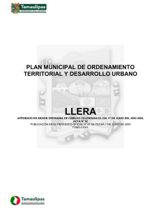 plan municipal de ordenamiento territorial y desarrollo urbano