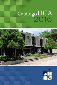 Catálogo UCA 2016 - Universidad Centroamericana José Simeón