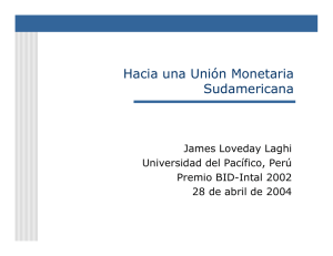 Hacia una Unión Monetaria Sudamericana