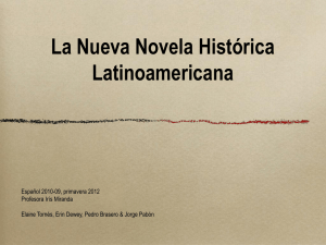 La Nueva Novela Histórica Latinoamericana