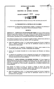 Decreto 3826 - Presidencia de la República de Colombia